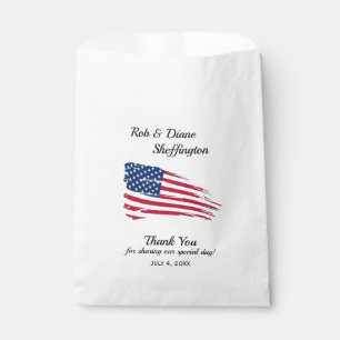 American Flag Favor Bag Bedankzakje