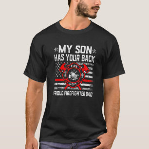 American Flag Fireman My Son heeft jouw vader Fire T-shirt