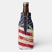 AMERICAN FLAG FLESJESKOELER (Fles Achterkant)