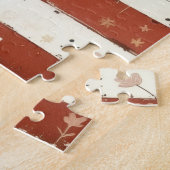 American Flag Folk Art Puzzle (Côté)