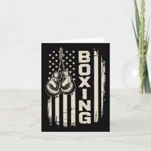 American Flag Funny Boxing Fighter Gym Handschoene Kaart