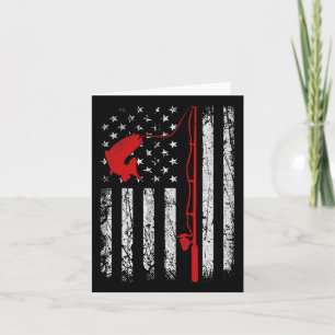 American Flag Gevist Rod Patriottische Vist gesche Kaart