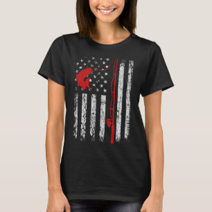 American Flag Gevist Rod Patriottische Vist gesche T-shirt