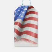 American Flag Gift Label Cadeaulabel (Achterkant)