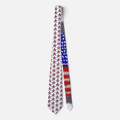 American Flag glitter star Stropdas (Voorkant)