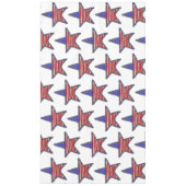 American Flag glitter star Tafelkleed (Voorkant)