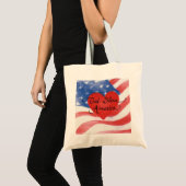 American Flag God Bless America Cotton Sac fourre- (Devant (produit))