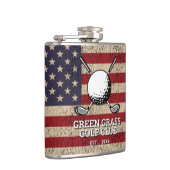 American Flag Golf Design Heupfles (Rechts)