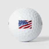 American Flag Golf Gift Golfballen (Voorkant)