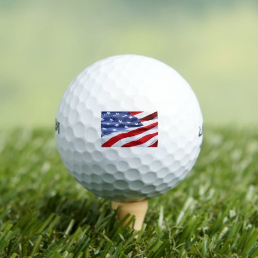 American Flag Golf Gift Golfballen (Insitu Shirt)