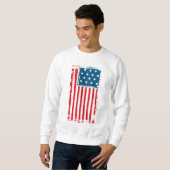 American Flag Grunge Vintage Tshirt (Devant entier)