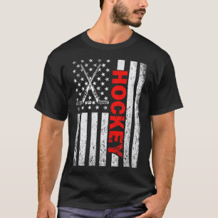 American Flag Hockey USA Patriottisch T-shirt voor