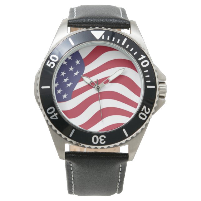 AMERICAN FLAG HORLOGE (Voorkant)