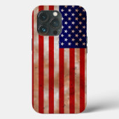 American Flag Iphone 13 Pro Max Coque (Verso)