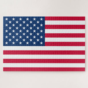American Flag Jigsaw Puzzle Patriotique