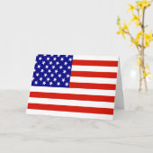 AMERICAN FLAG KAART (Gele Bloem)