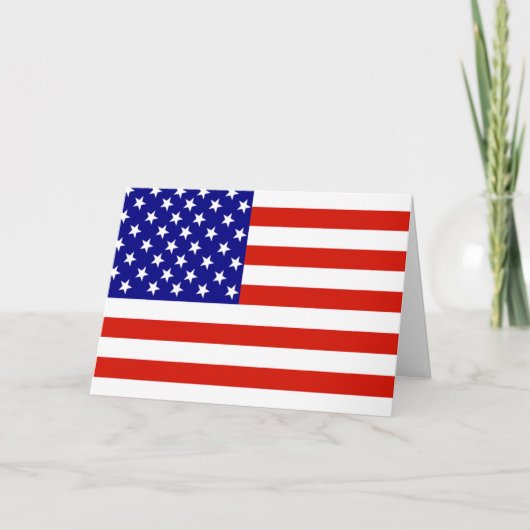 AMERICAN FLAG KAART (Voorkant)