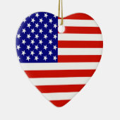 AMERICAN FLAG KERAMISCH ORNAMENT (Rechts)