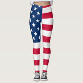 American Flag Leggings USA (Devant)