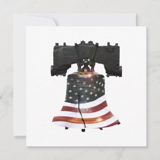 American Flag Liberty Bell Kaart (Voorkant)