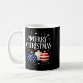 American Flag Merry Christmas Tree Baubles Us Patr Koffiemok (Links)