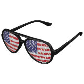 American Flag Party Shades Zonnebril (Gekanteld)