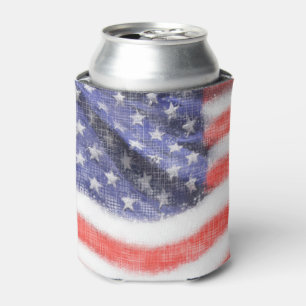 "American Flag" "Patriotic Gift" Blikjeskoeler