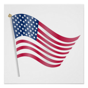 AMERICAN FLAG PERFECT POSTER