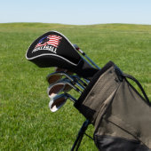 American Flag Pickleball Lover Paddle Golfheadcover (Insitu)