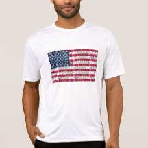 American Flag Pickleball Performance T-shirt