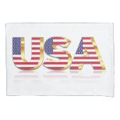 American Flag Pillow Hoesje Verenigde Staten Kussensloop (Voorkant)