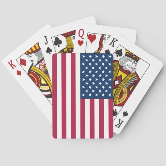 American Flag Playing Cards Pokerkaarten (Achterkant)
