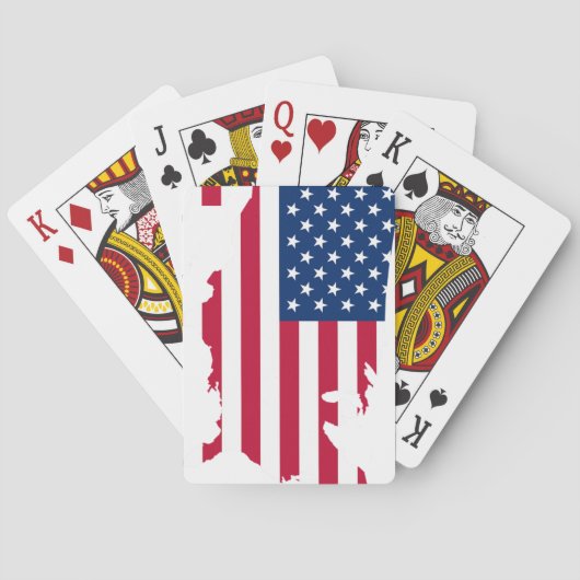 American Flag Poker Cards Pokerkaarten (Achterkant)