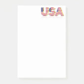 American Flag Post merkt op VS Post-it® Notes (Voorkant)