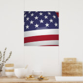 AMERICAN FLAG POSTER (Keuken)