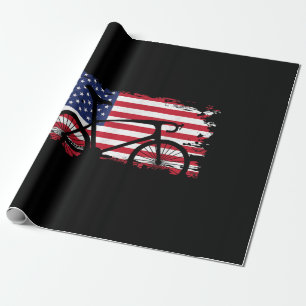 American Flag Road Biking Cycling Apparel - Bicycl Cadeaupapier