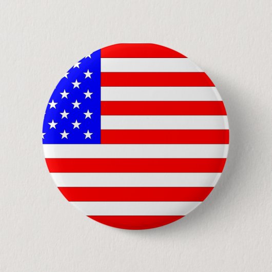AMERICAN FLAG RONDE BUTTON 5,7 CM (Voorkant)
