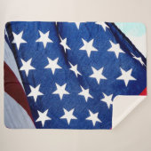 AMERICAN FLAG SHERPA DEKEN (Voorkant (horizontaal))