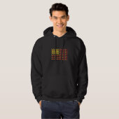 American Flag Shotgun Shells Hoodie (Voorkant volledig)