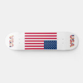 American Flag Skateboard - USA - Patriotique (Horz)
