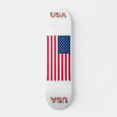 American Flag Skateboard - USA - Patriotique (Devant)