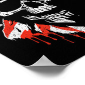 American Flag Skull Soldier Patriotic Military Gra Poster (Hoek)