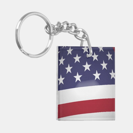 AMERICAN FLAG SLEUTELHANGER (Voorkant Links)
