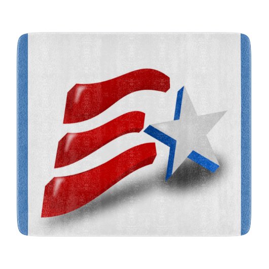 AMERICAN FLAG SNIJPLANK (Voorkant)