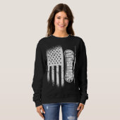 American Flag Snowboarding Trui (Voorkant volledig)