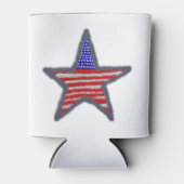 American Flag Star Blikjeskoeler (Voorkant)