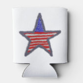 American Flag Star Blikjeskoeler (Achterkant)