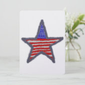 American Flag Star Kaart (Staand voorkant)