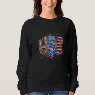 American Flag Stars Stripes 4th Of July Patriotic Trui