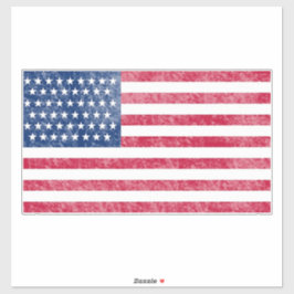 American flag sticker
